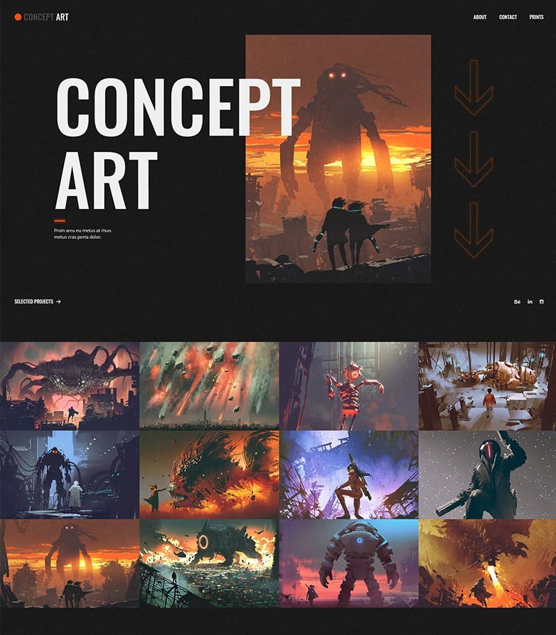 QI126 Concept Art Portfolio