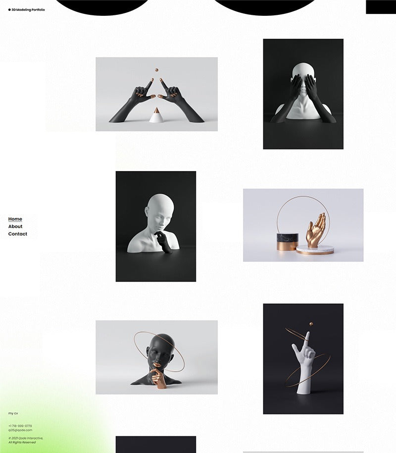 QI128 3D Modeling Portfolio