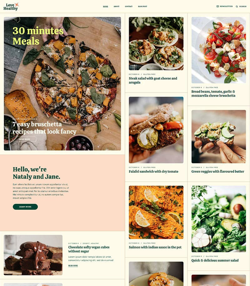 QI045 Food Blog