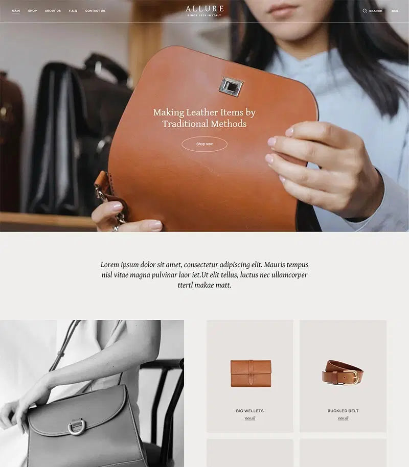 QI060 Handmade Leather Shop