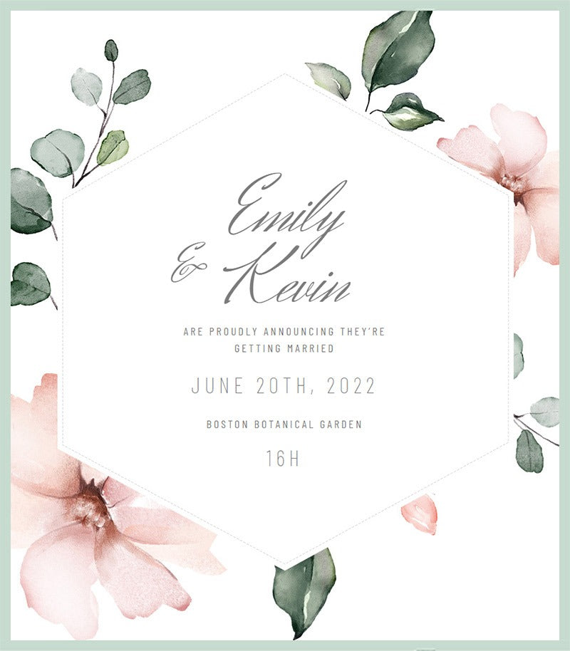 QI090 Wedding Invitation