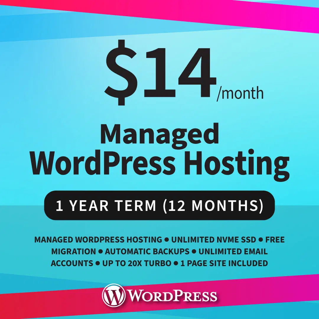 [H1] Managed WordPress Hosting + 1 Page Site