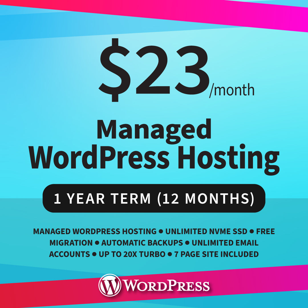 [H3] Managed WordPress Hosting + 7 Page Site