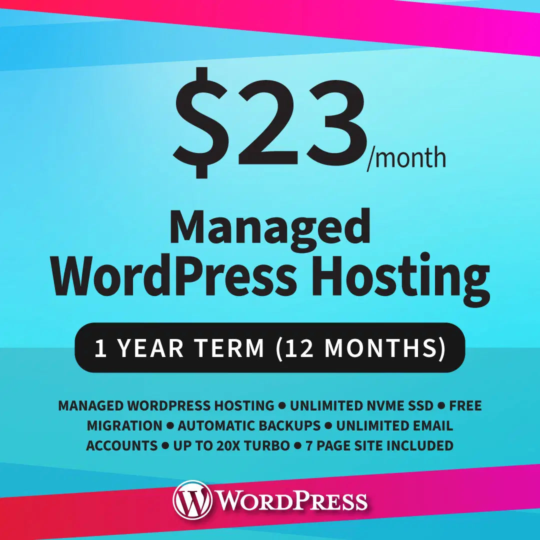 [H3] Managed WordPress Hosting + 7 Page Site
