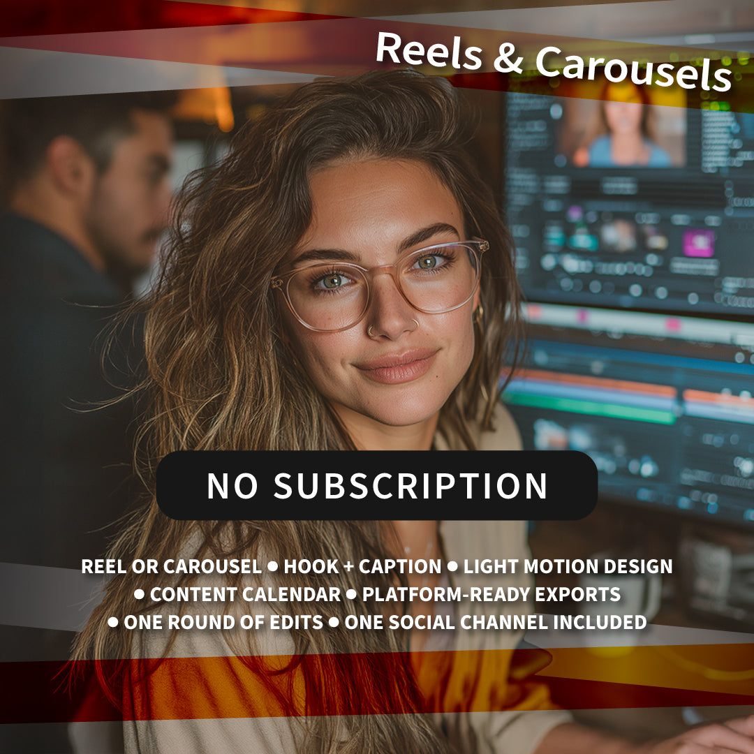 Social Media Reels, Carousel (1 Channel)