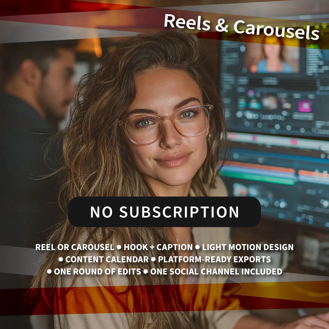 Social Media Reels, Carousel (1 Channel)