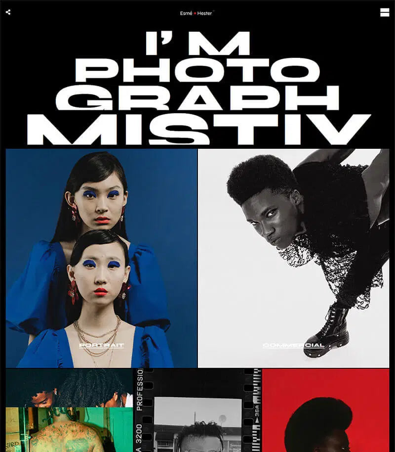 QI002 Photography Portfolio Dark